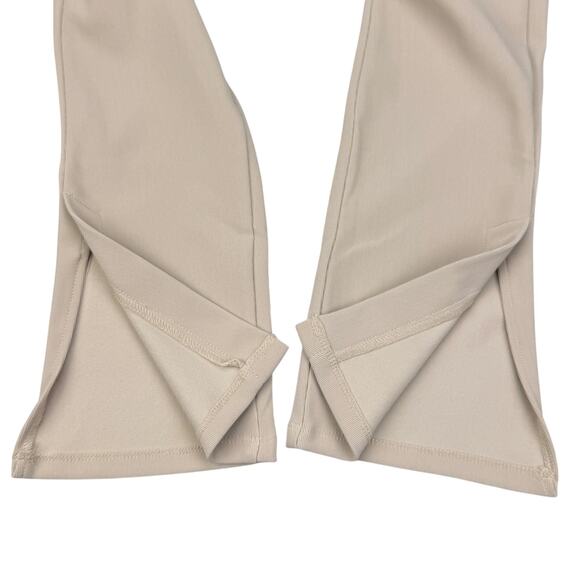 NWT ZARA Ottoman Legging Split Hem Size XL Light Sand - Picture 6 of 6